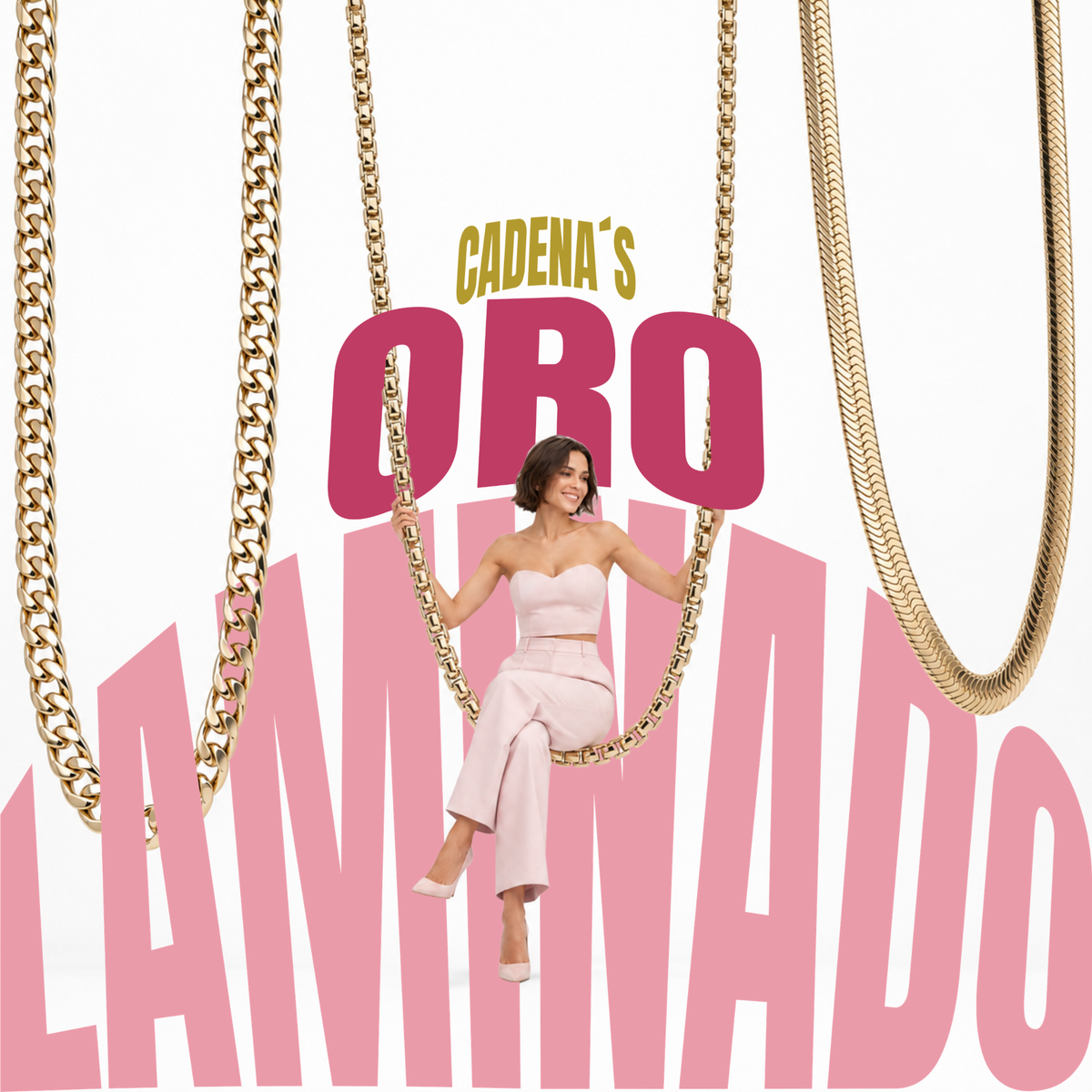 CADENA´S ORO LAMINADO
