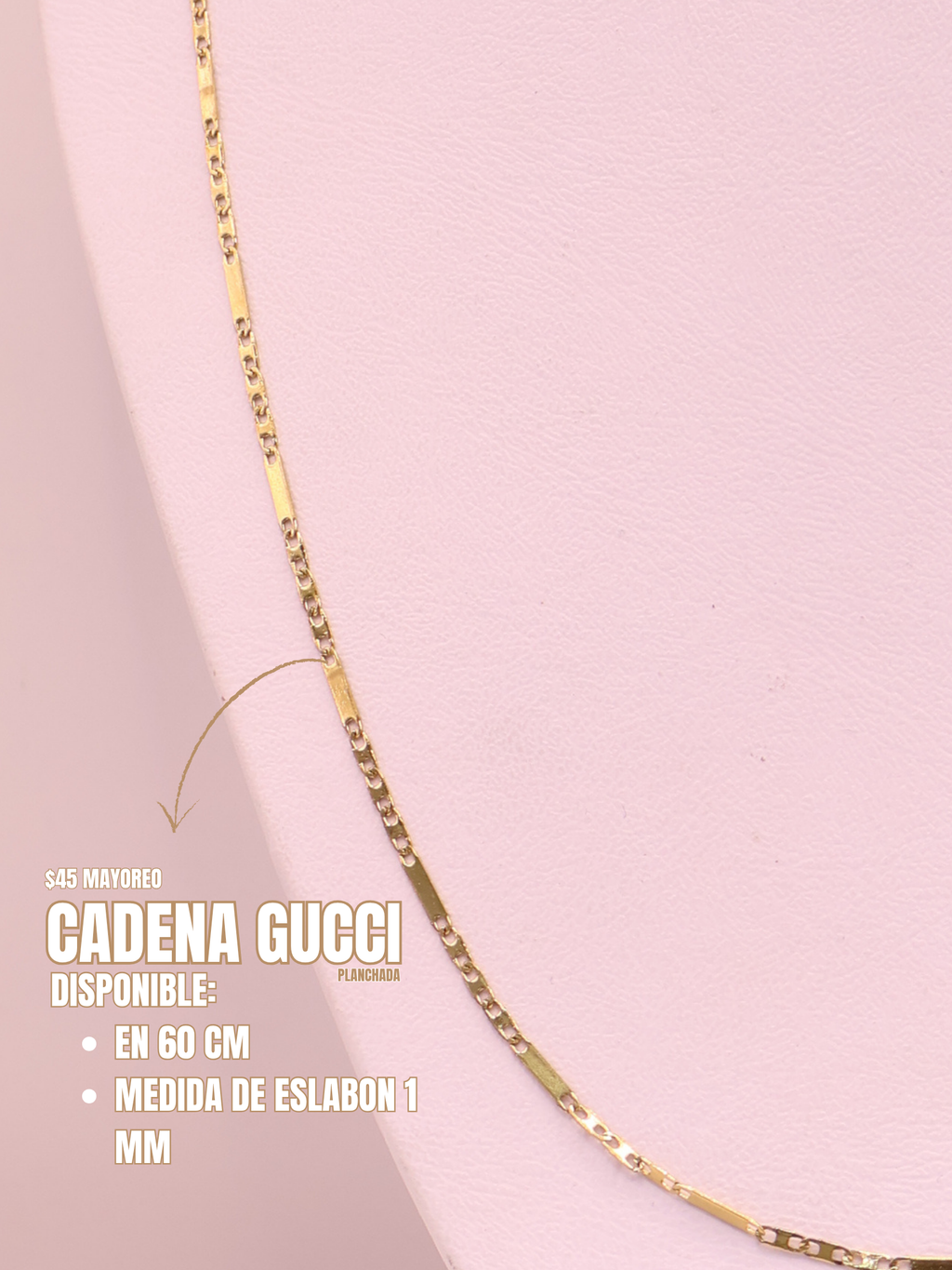 CADENA 39 TIPO GUCCI