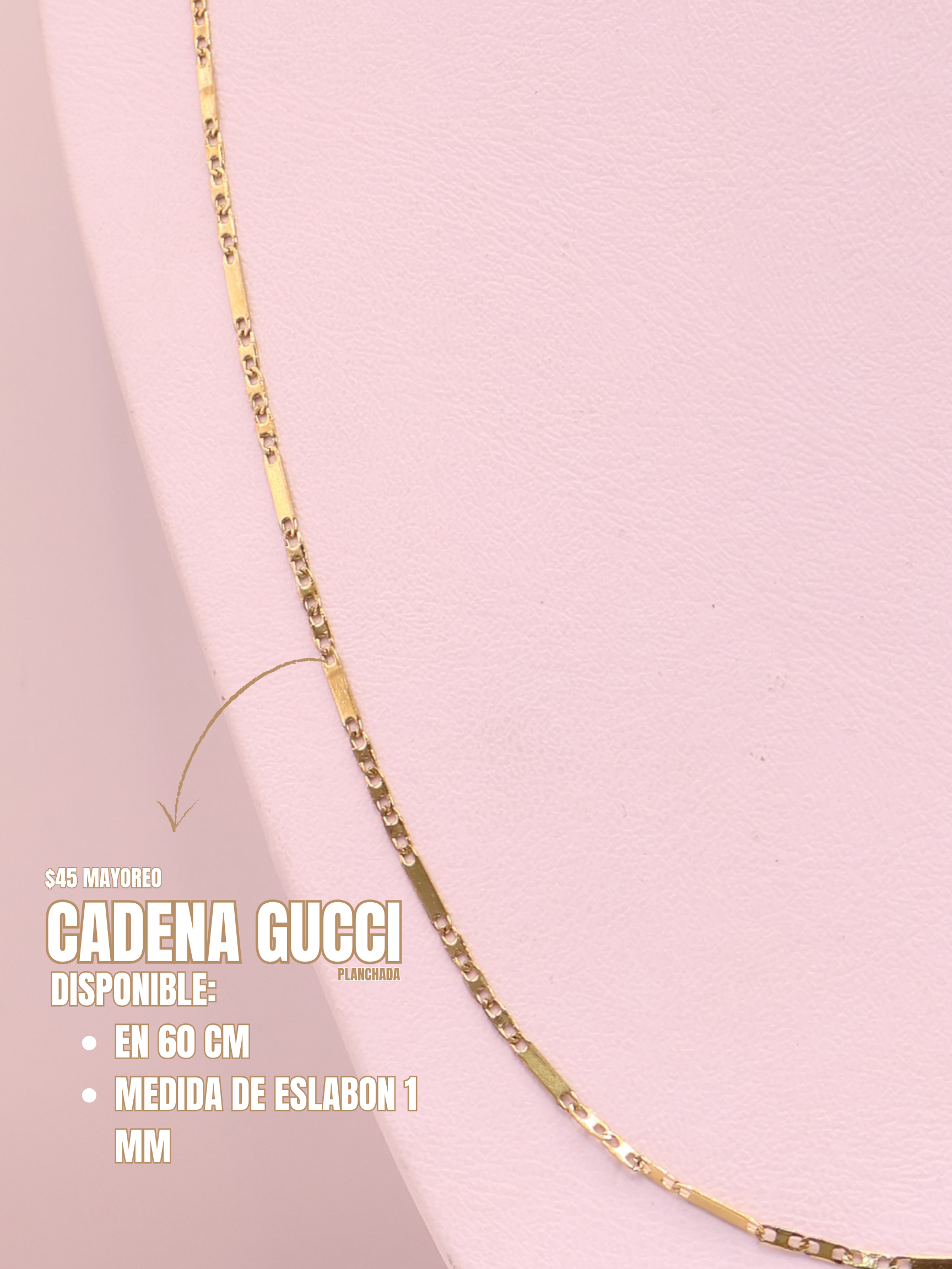 CADENA 39 TIPO GUCCI