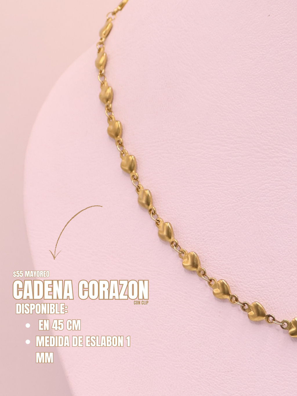 CADENA 46 CORAZON