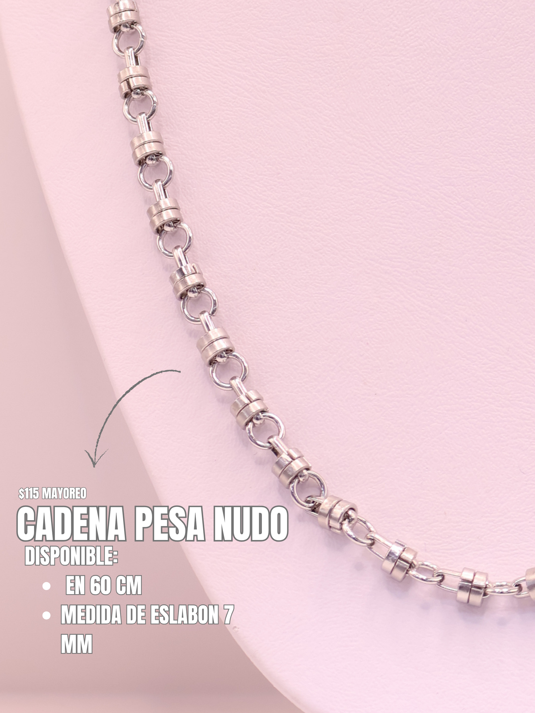 CADENA 100 PESA NUDO