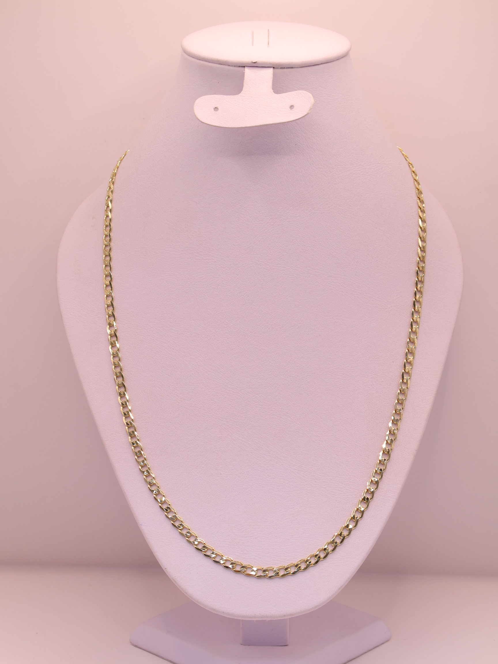 CADENA BARBADA 66 ORO LAMINADO
