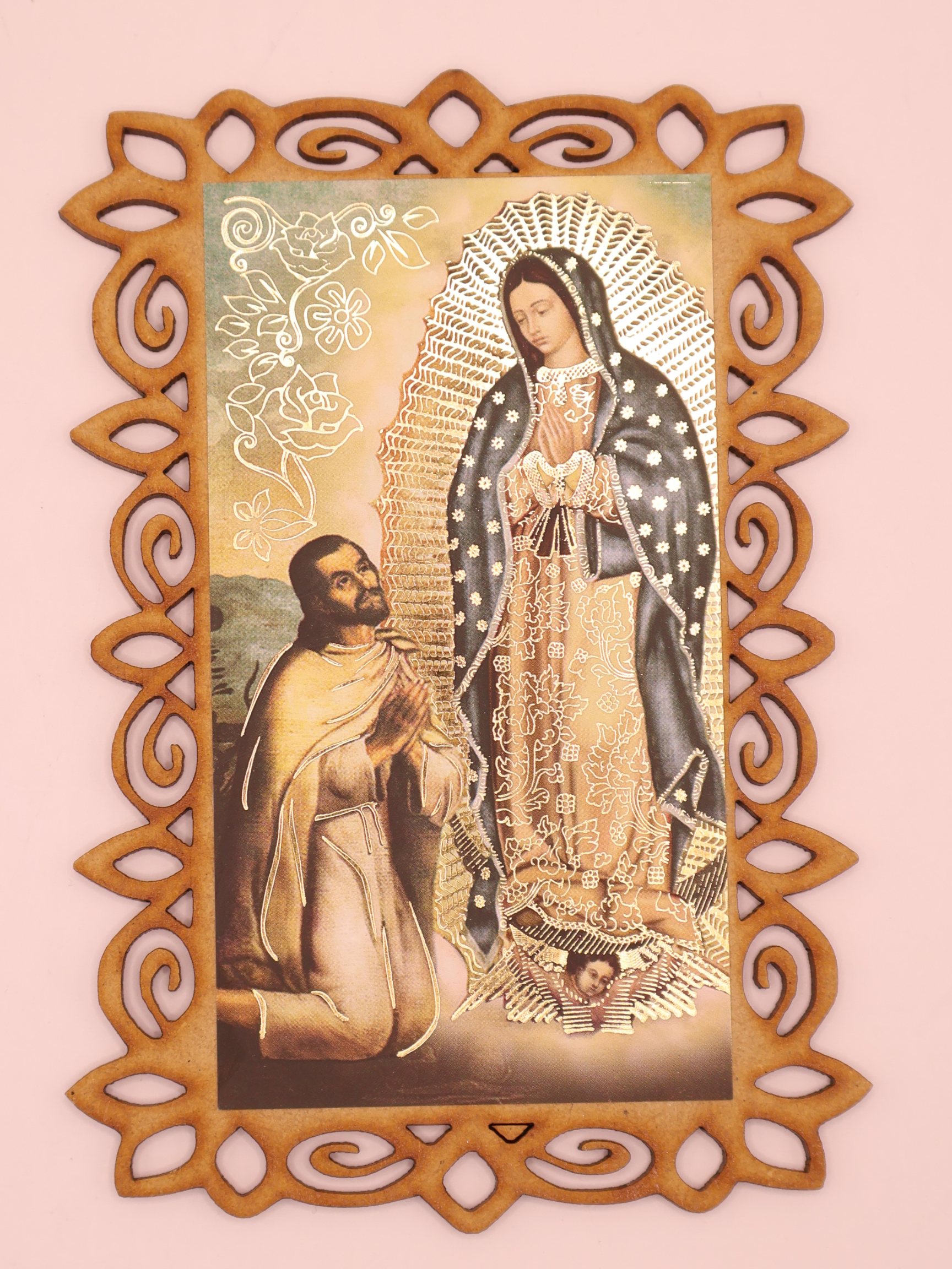 RETABLO APARICIÓN DE LA VIRGEN DE GUADALUPE