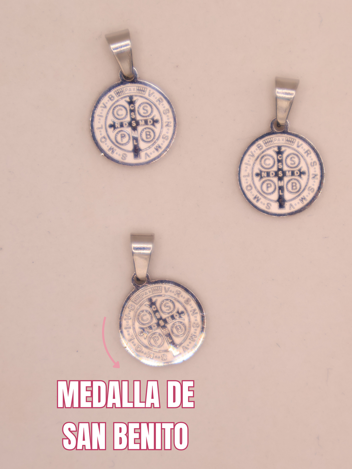 DIJE RELIGIOSO SET SAN BENITO 4