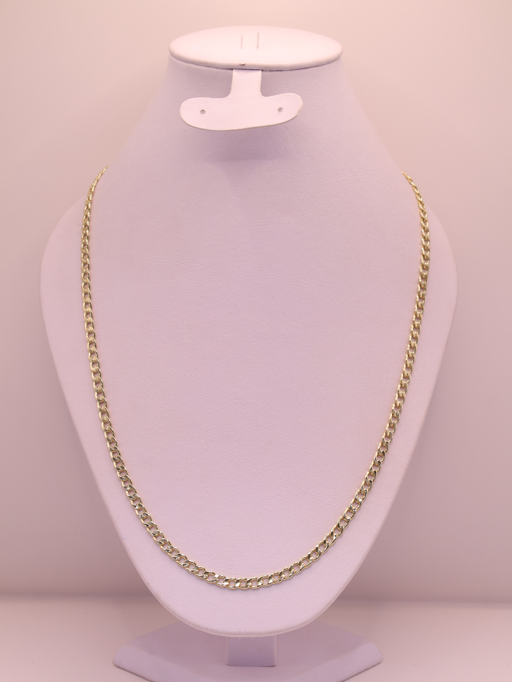 CADENA BARBADA 67 ORO LAMINADO