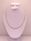 CADENA TORZAL 59 ORO LAMINADO