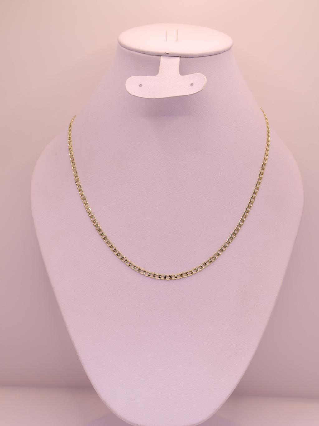CADENA BARBADA 45 ORO LAMINADO