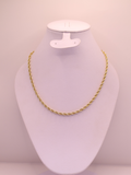 CADENA TORZAL 49 ORO LAMINADO