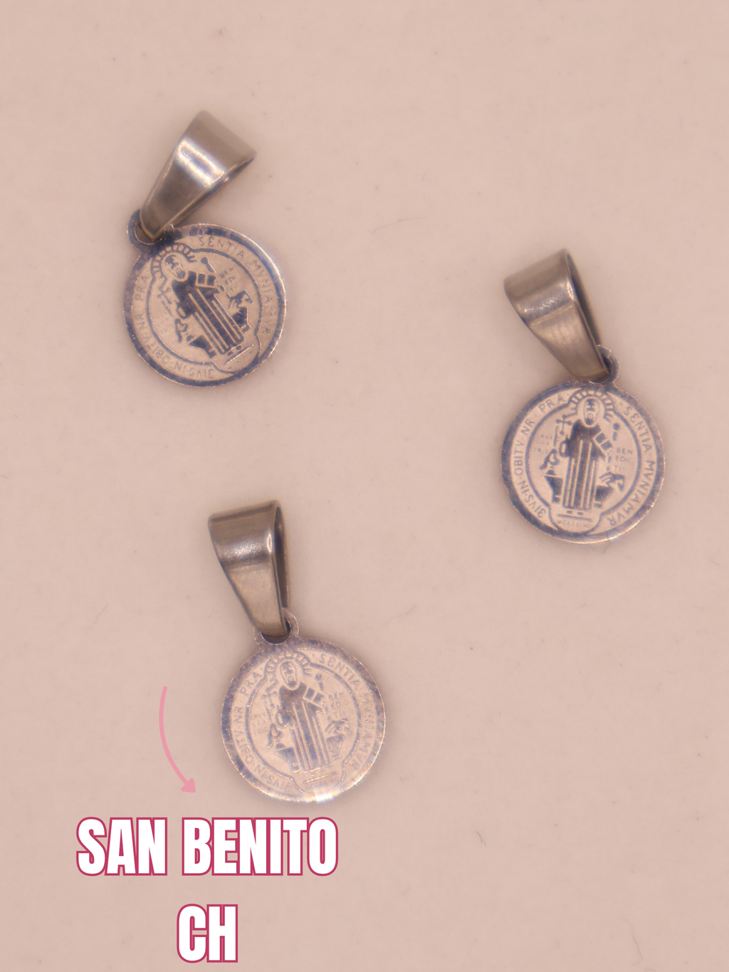 DIJE RELIGIOSO SET SAN BENITO 4