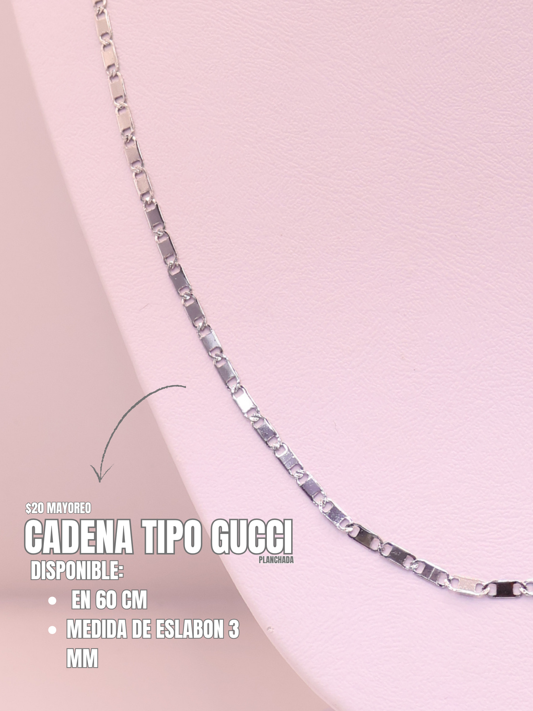 CADENA 54 TIPO GUCCI