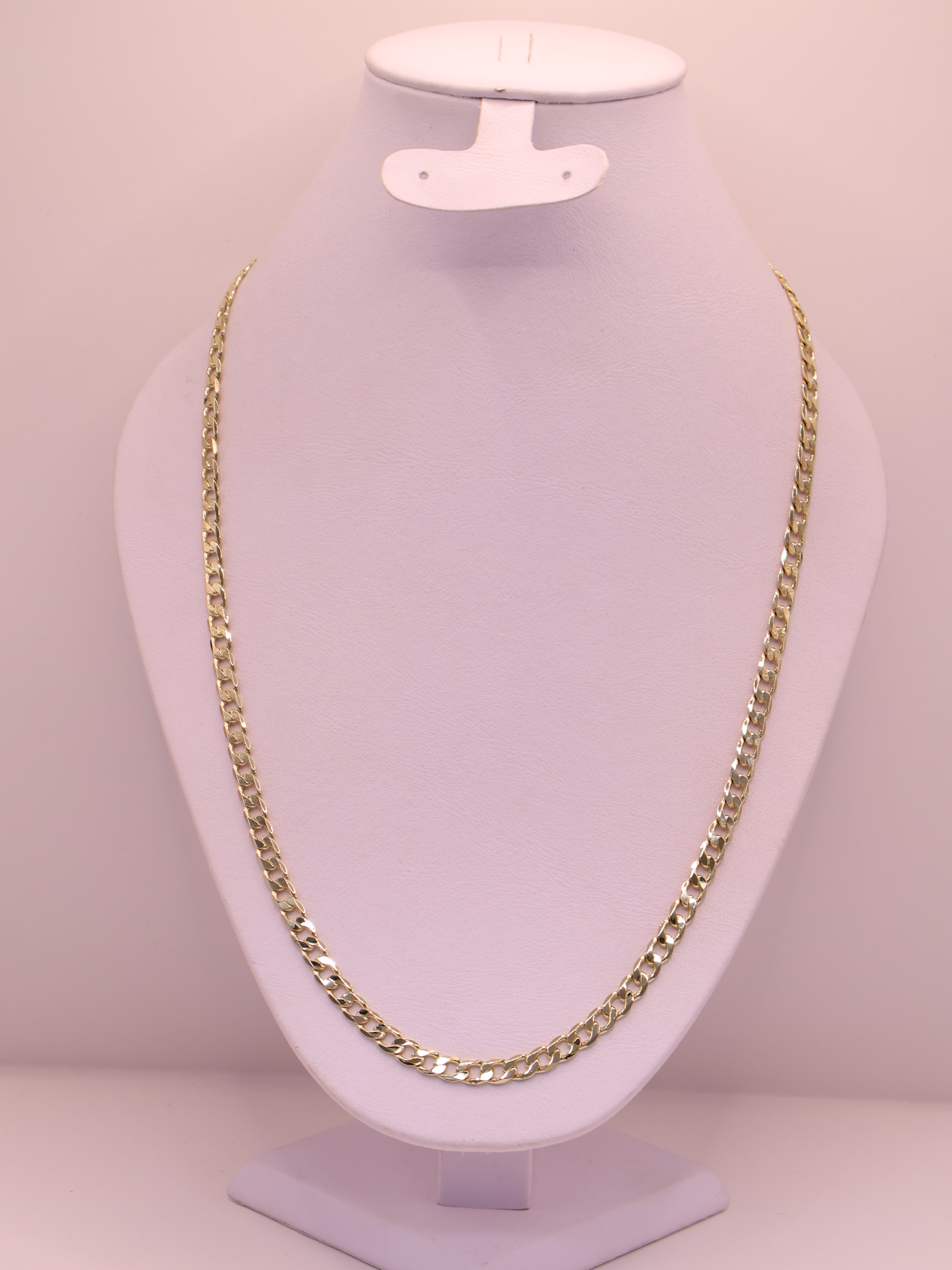 CADENA BARBADA 68 ORO LAMINADO