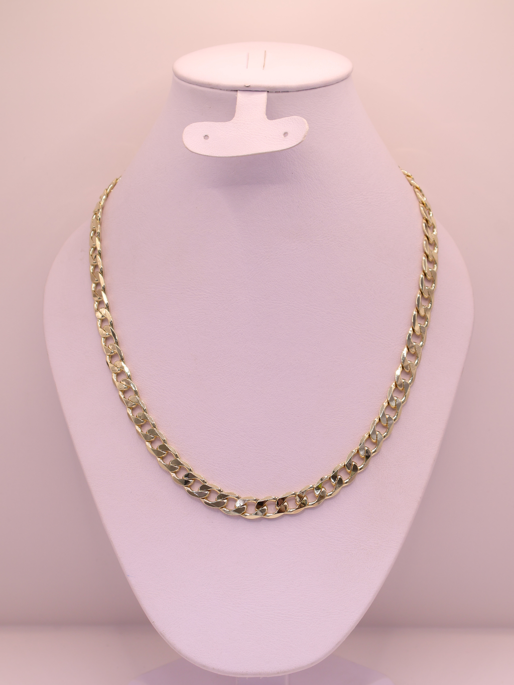 CADENA BARBADA 57 ORO LAMINADO