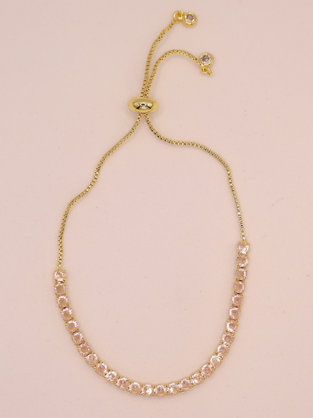 Pulsera Tenis BEIGE DRD