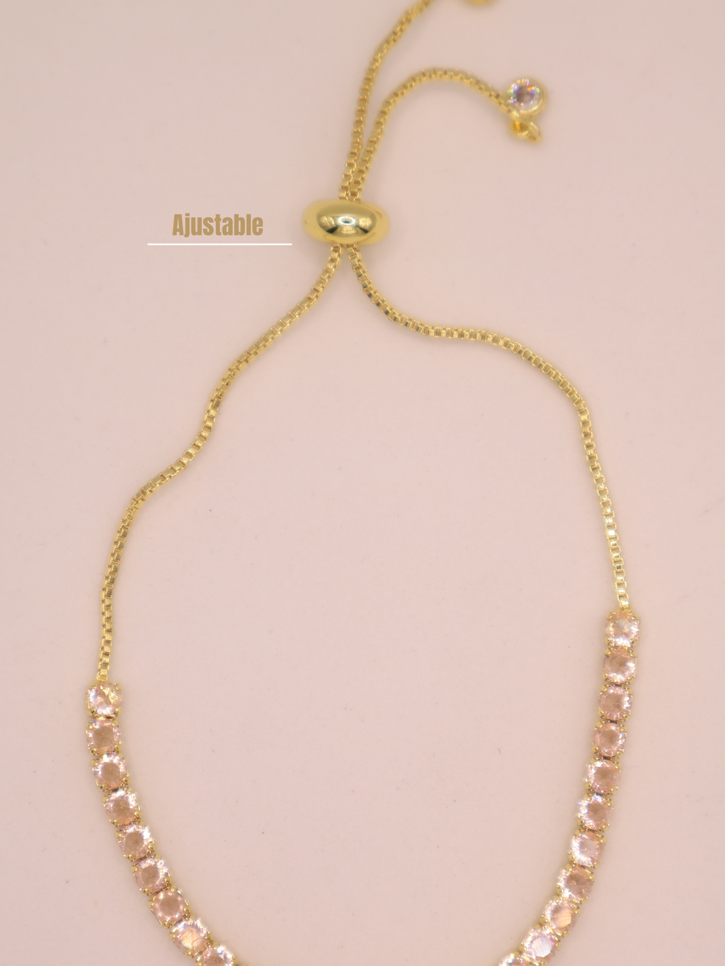 Pulsera Tenis BEIGE DRD
