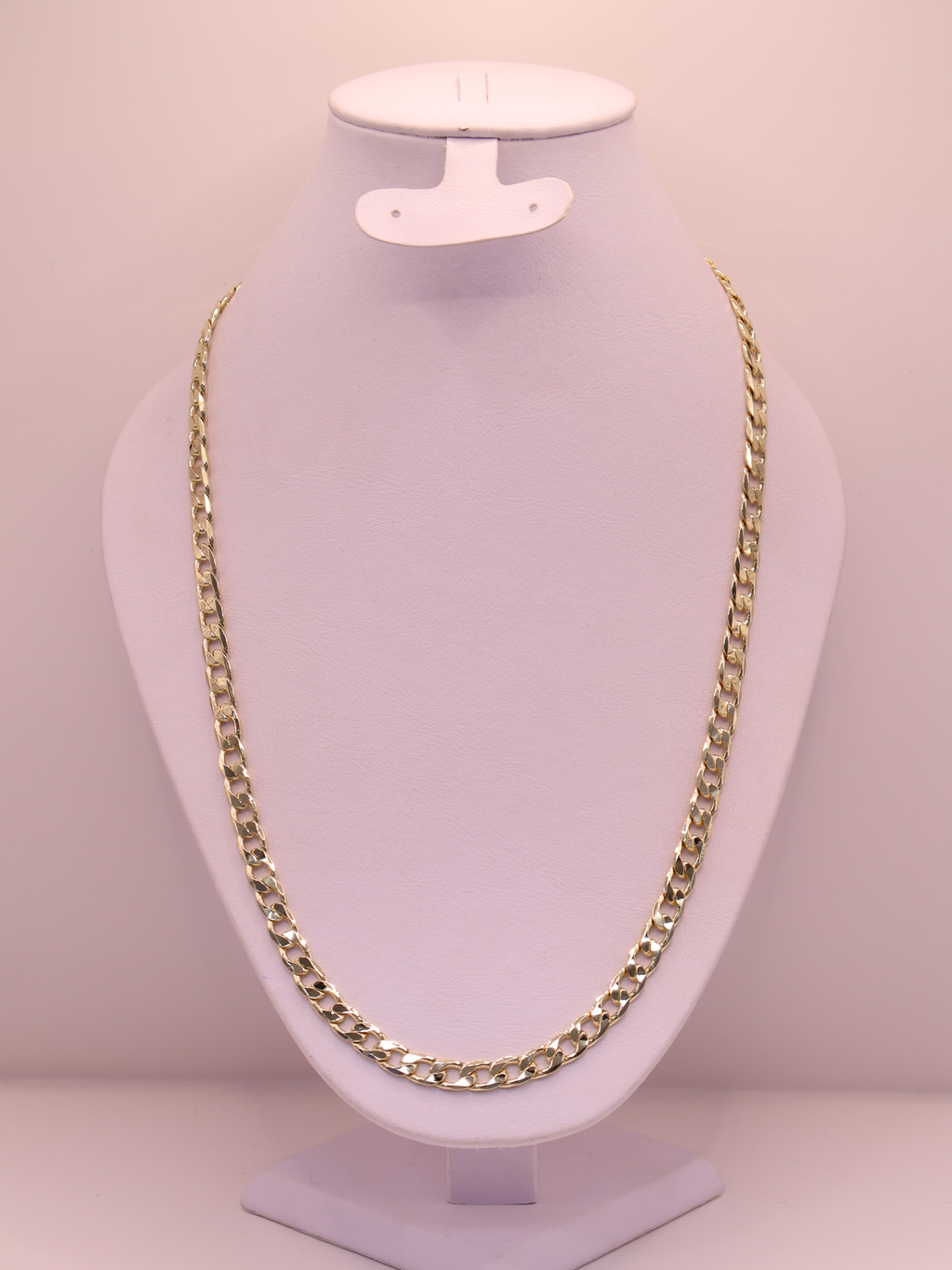 CADENA BARBADA 70 ORO LAMINADO