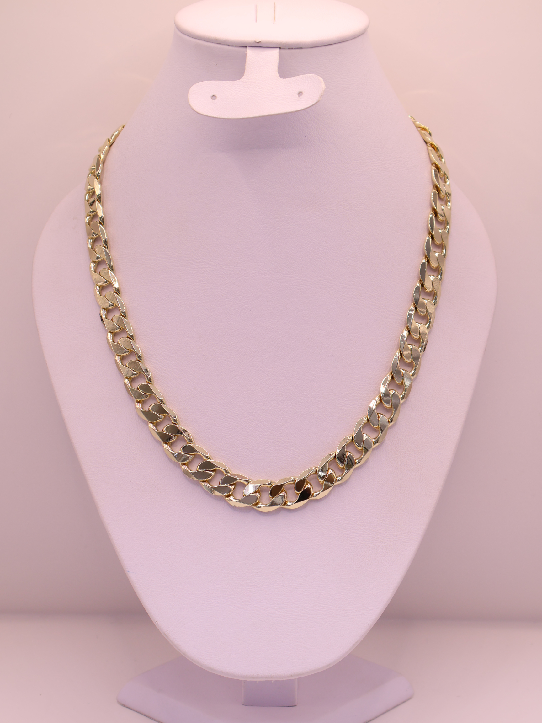 CADENA BARBADA 58 ORO LAMINADO