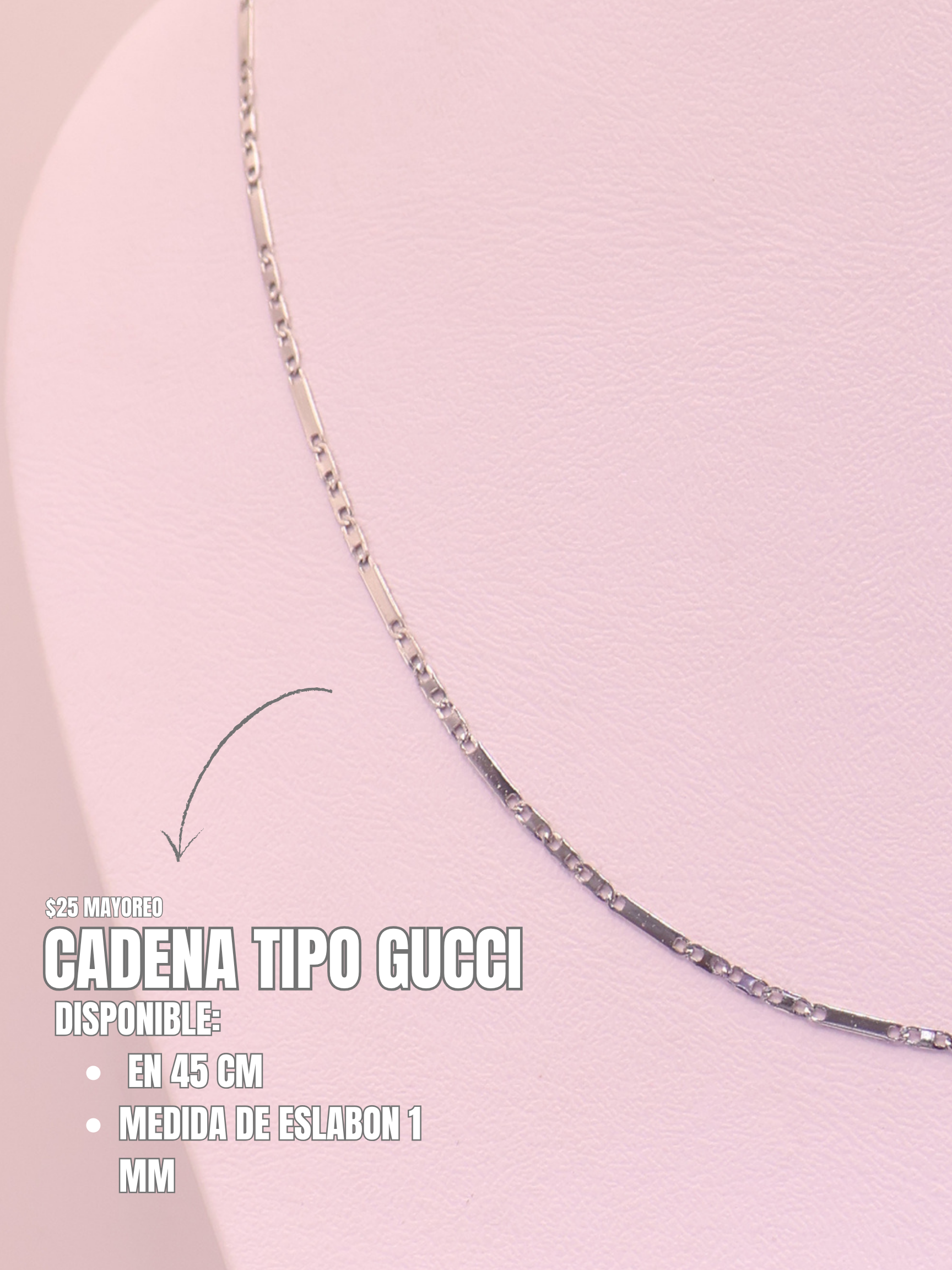 CADENA 57 TIPO GUCCI B