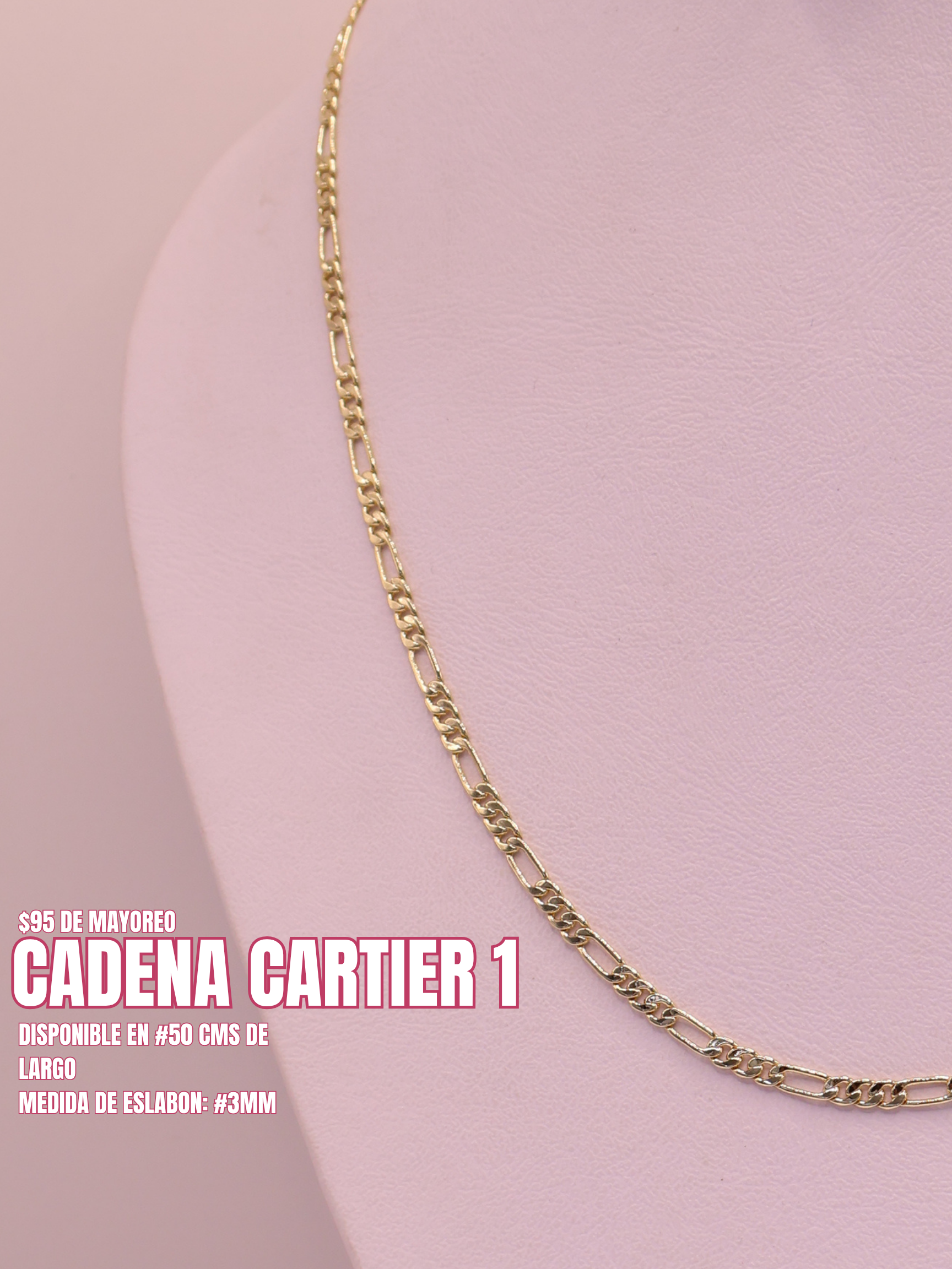 CADENA TIPO CARTIER 1