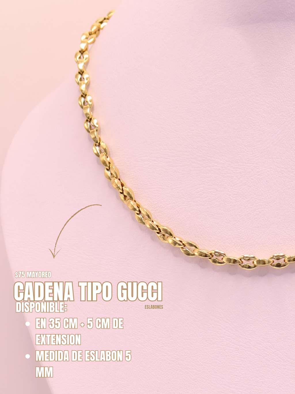 CADENA 111 TIPO GUCCI