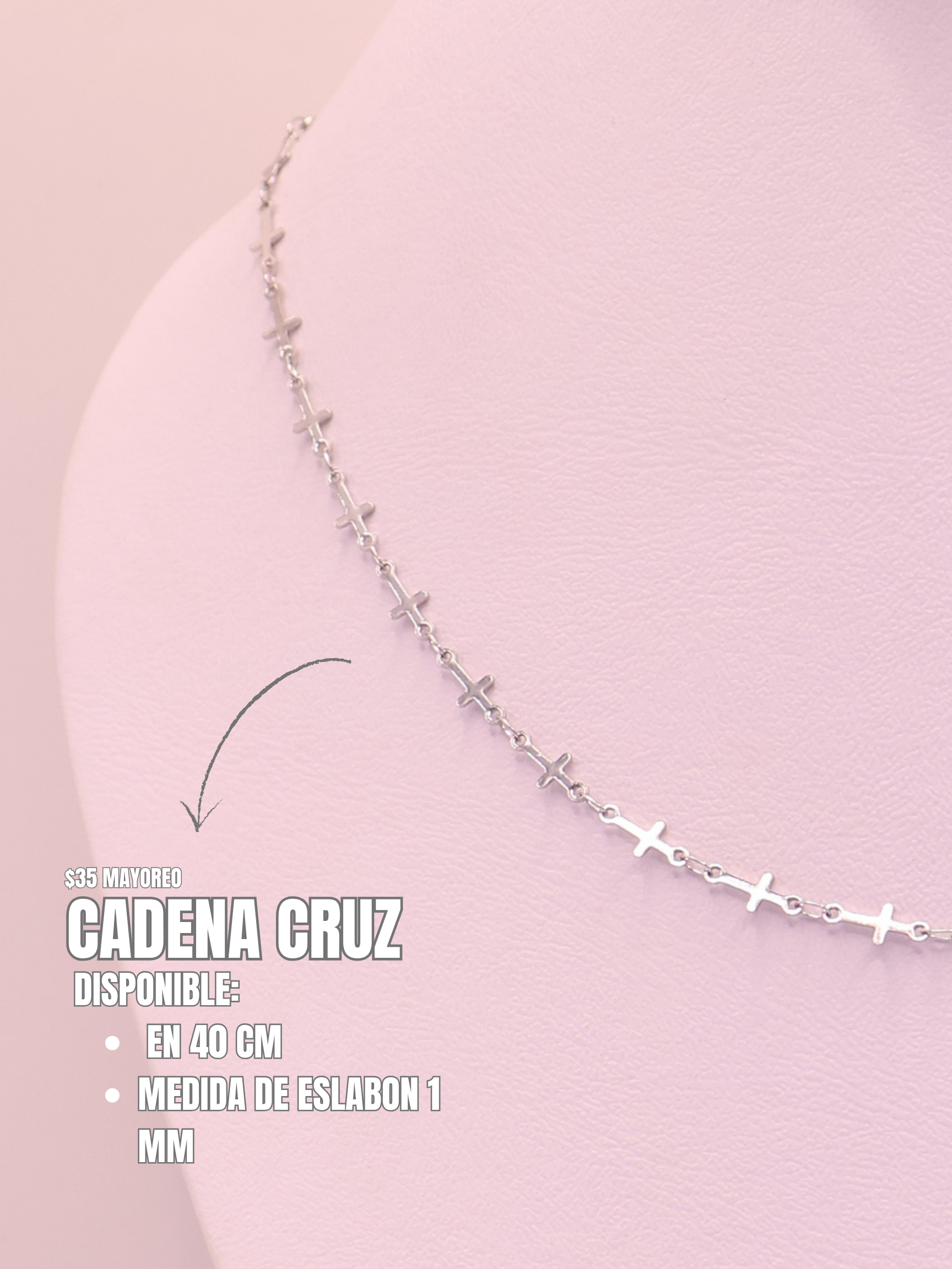 CADENA 60 CRUZ