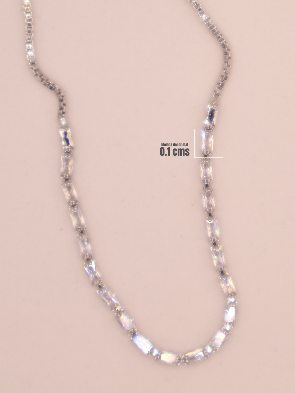 Pulsera Tenis CRISTAL PLT