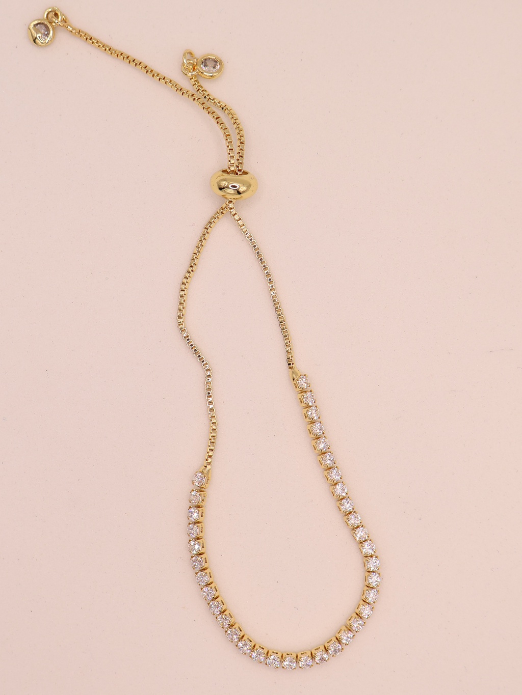 Pulsera Tenis BEIGE DRD