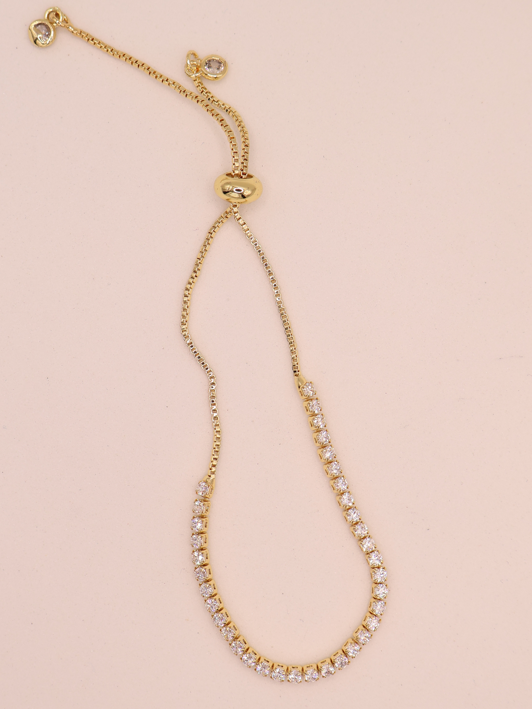 Pulsera Tenis BEIGE DRD