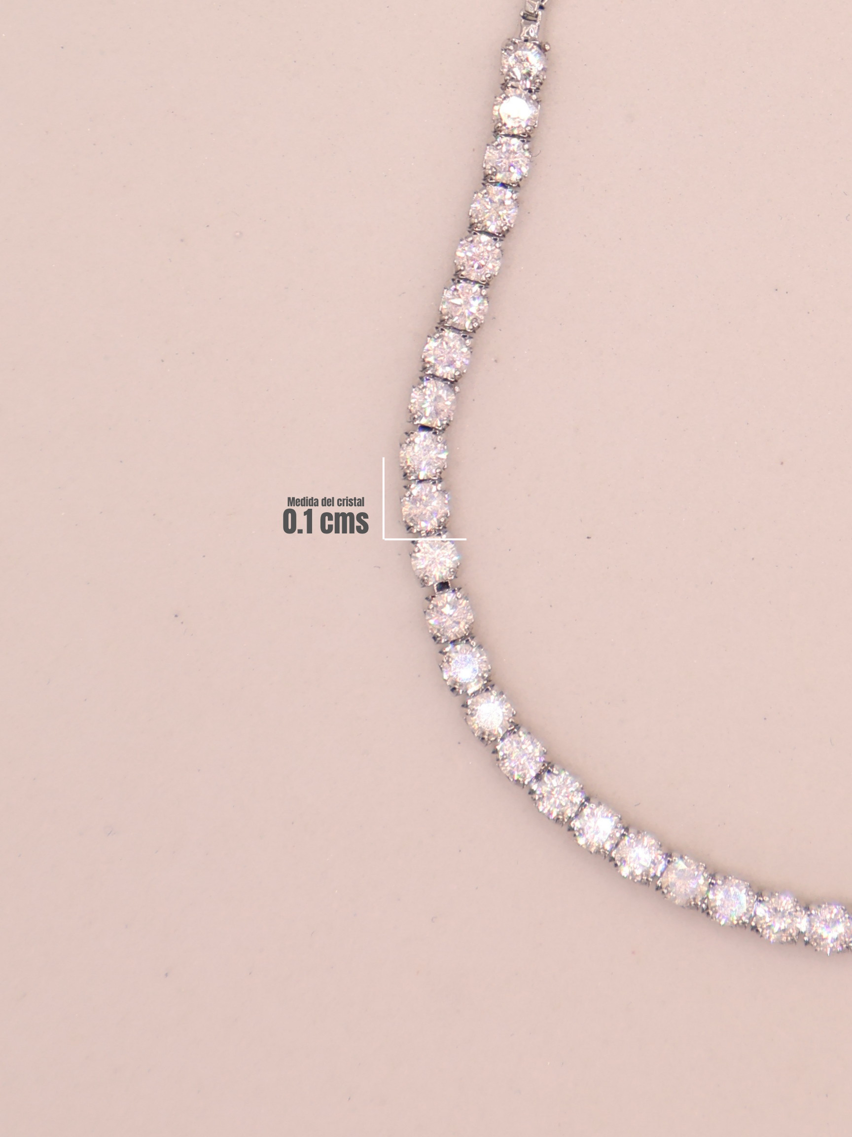Pulsera Tenis CRISTAL PLT