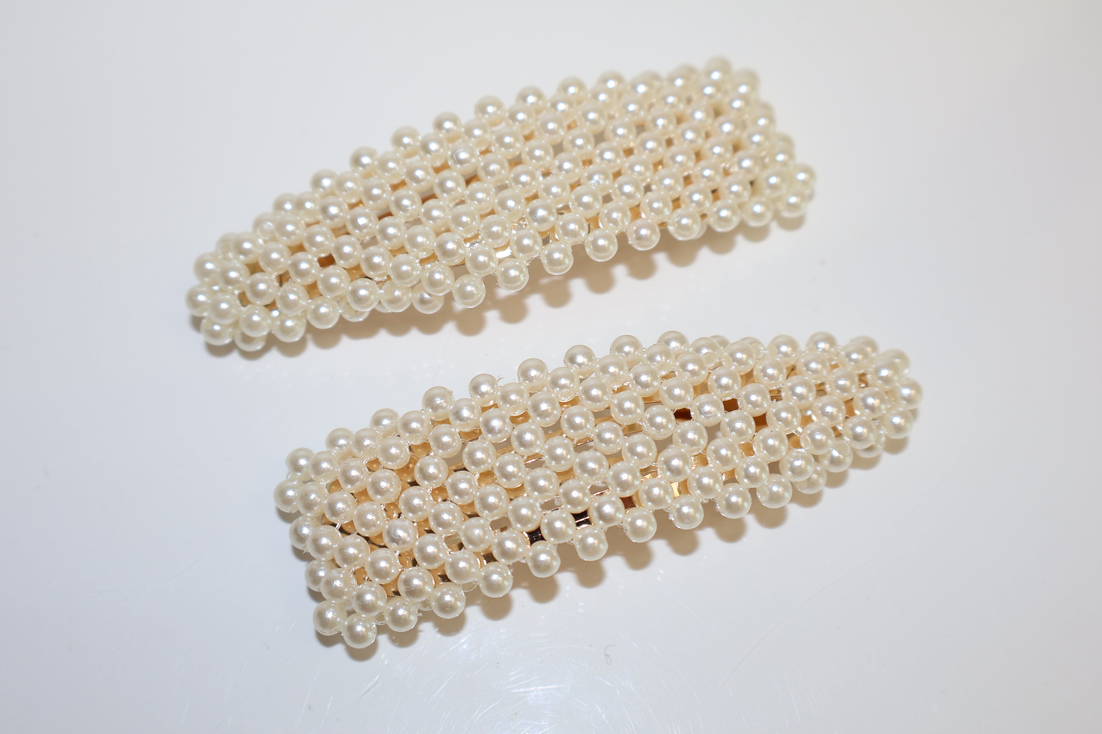 Docena Clip Perlas Vintage