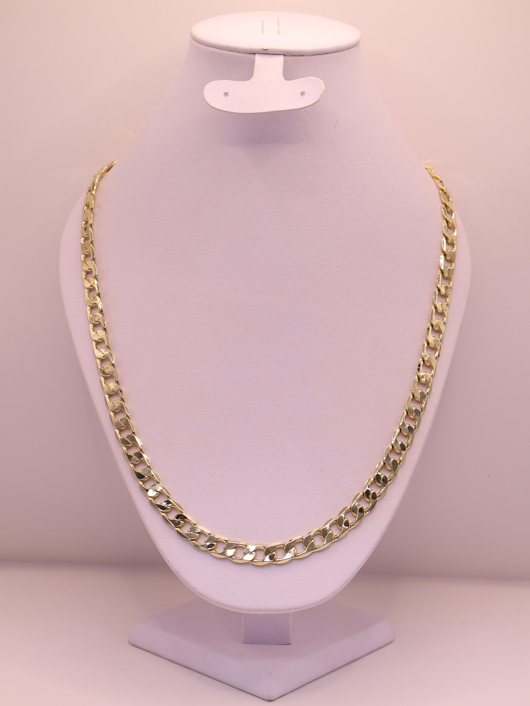 CADENA BARBADA 88 ORO LAMINADO