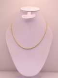 CADENA TORZAL 50 ORO LAMINADO