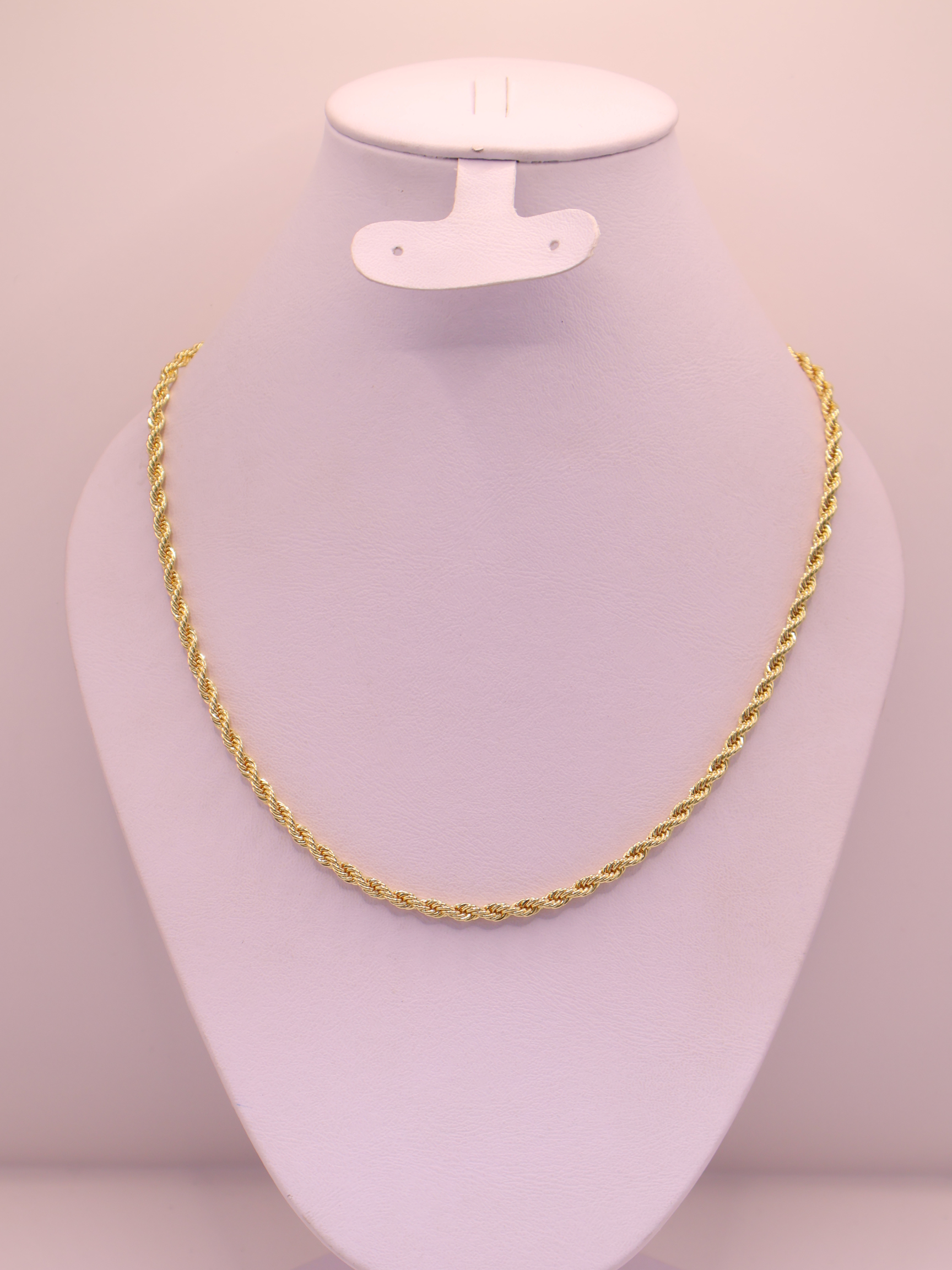 CADENA TORZAL 60 ORO LAMINADO