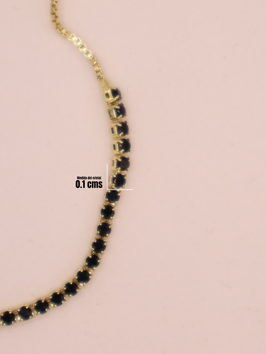 Pulsera Tenis NEGRO DRD