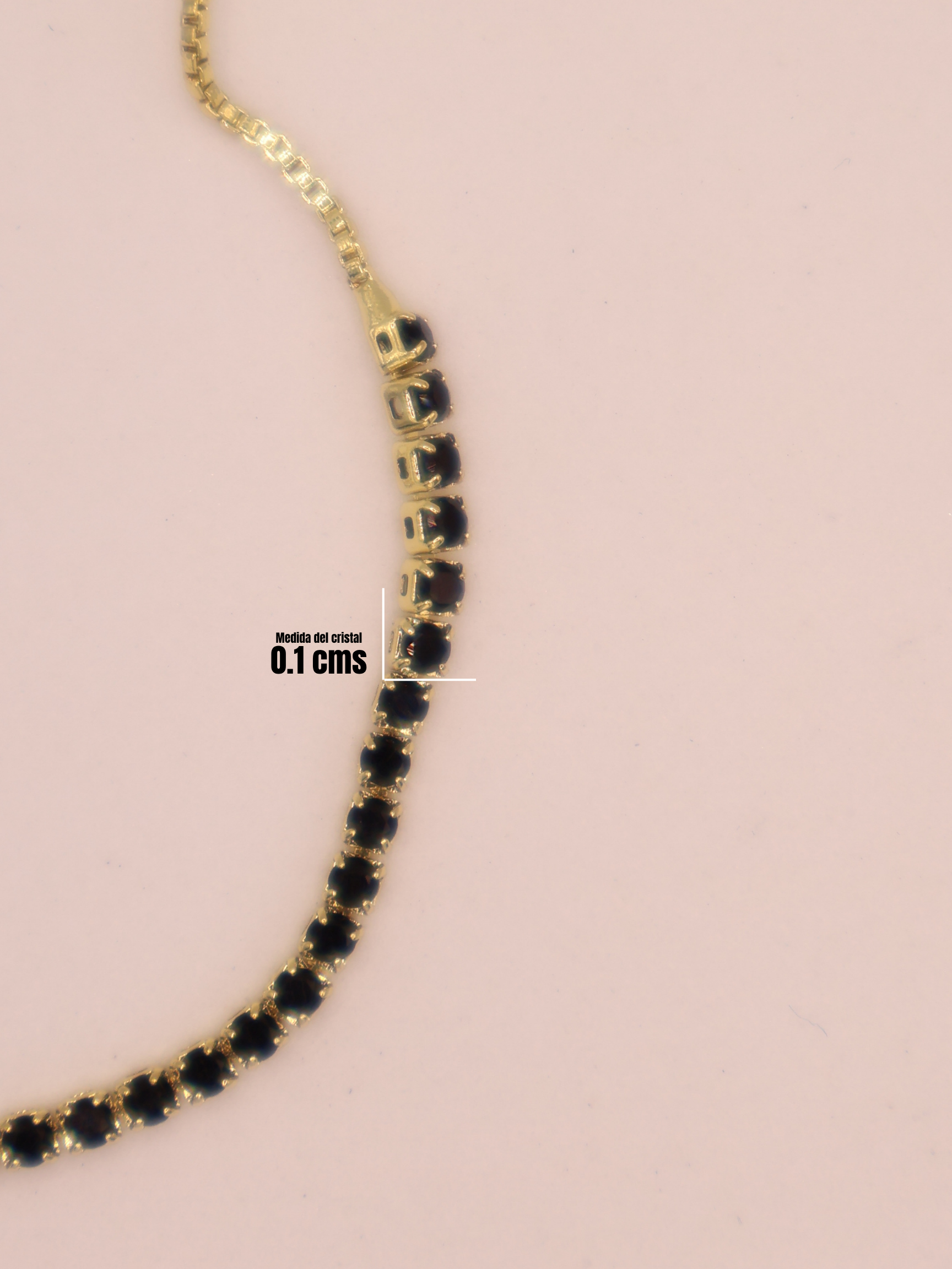 Pulsera Tenis NEGRO DRD