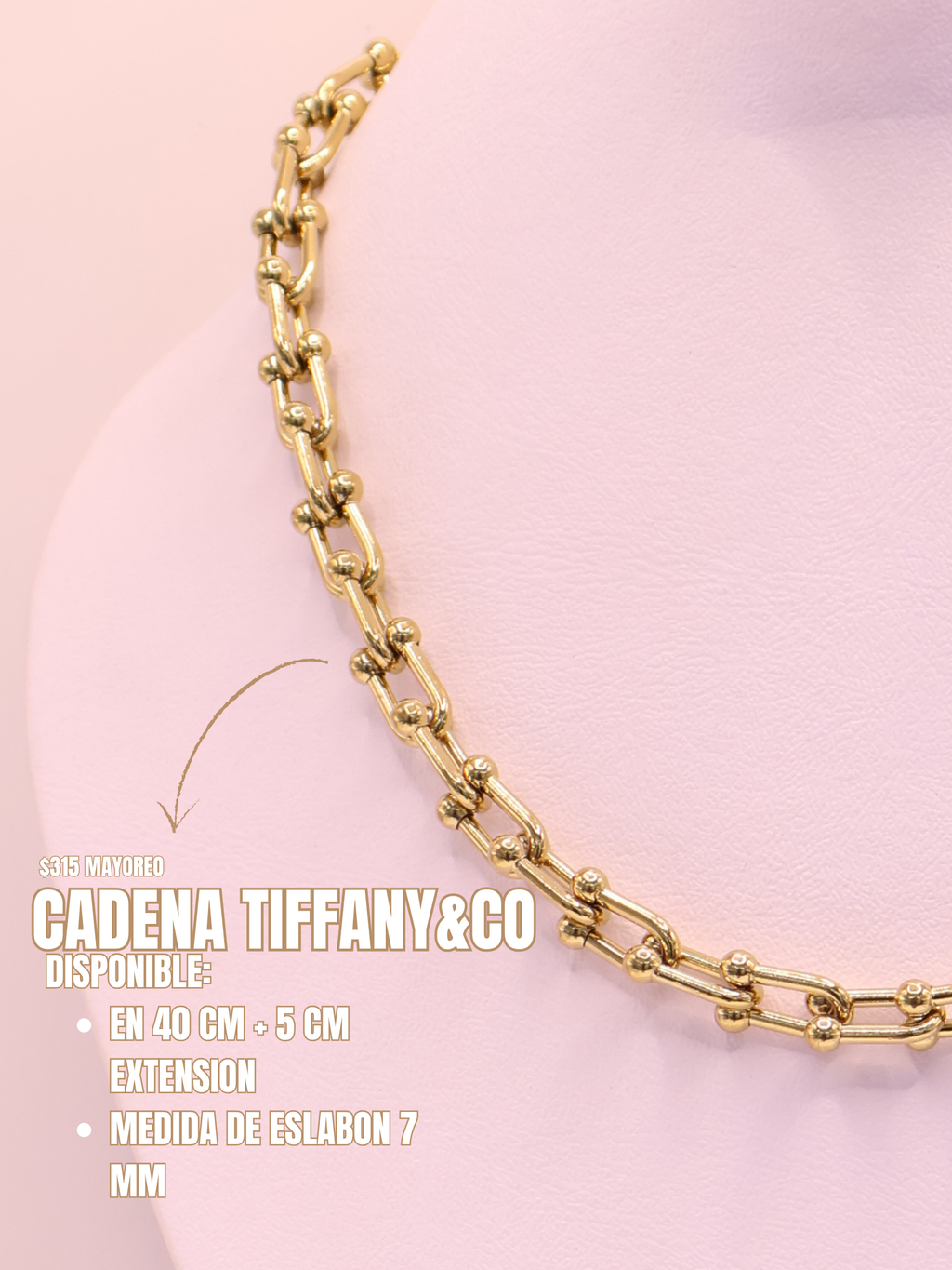 CADENA 118 TIPO TIFFANY