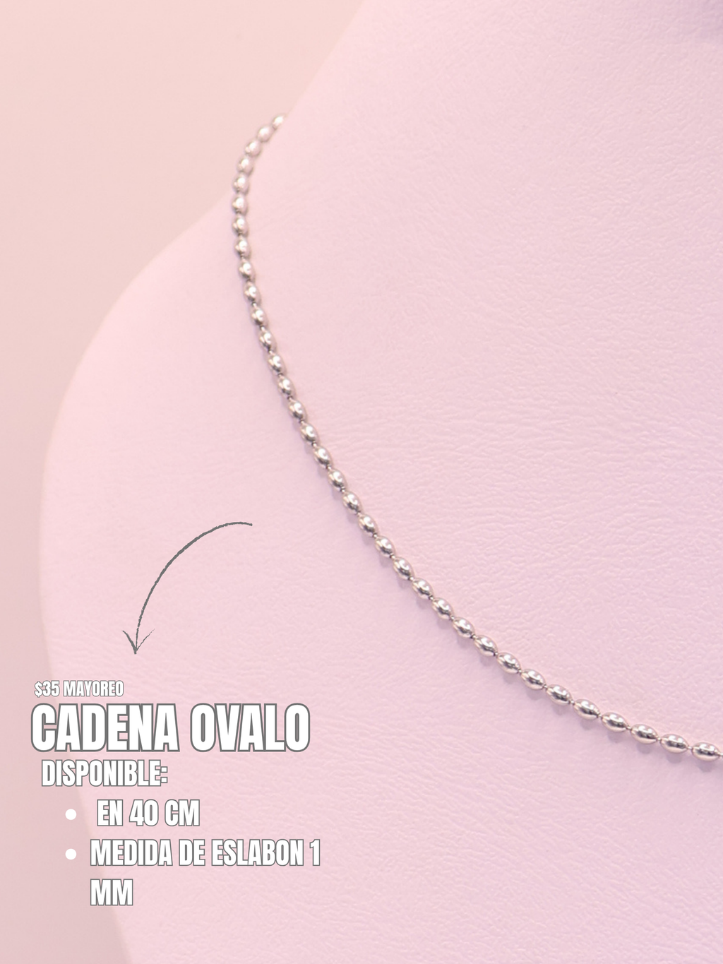 CADENA 65 OVALO