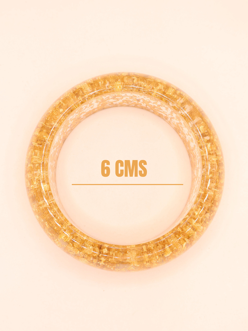 PULSERA PEACH ACRÍLICO