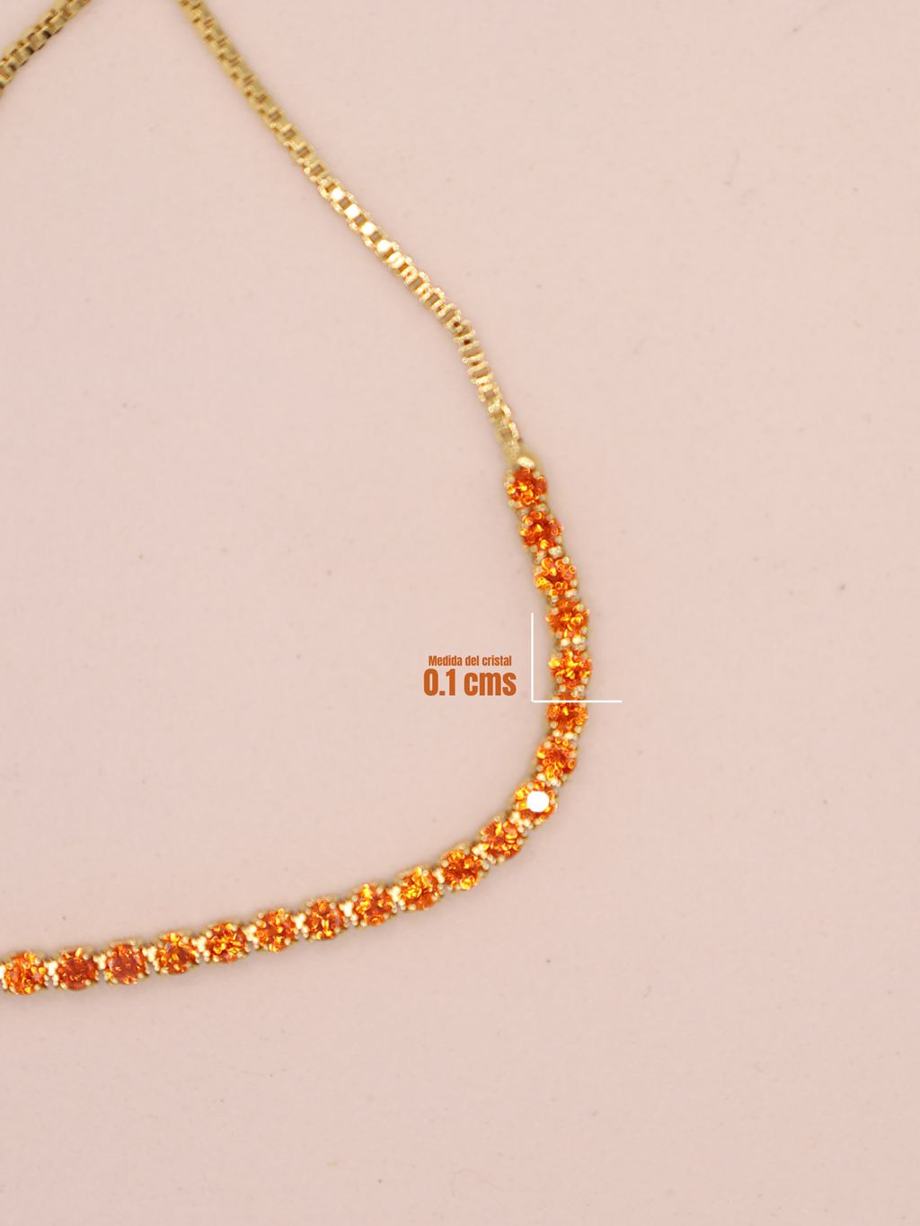 Pulsera Tenis NARANJI DRD