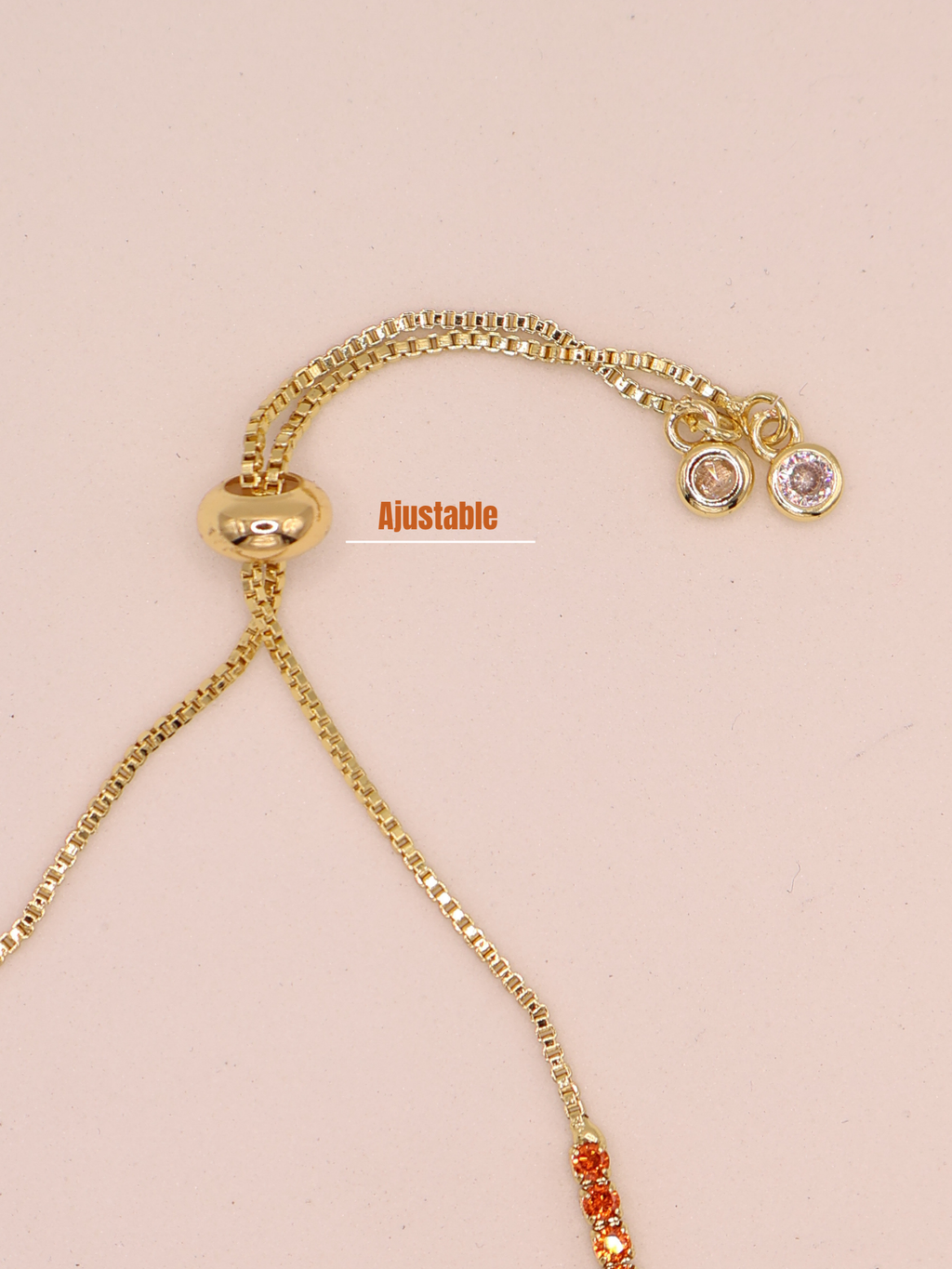 Pulsera Tenis NARANJI DRD