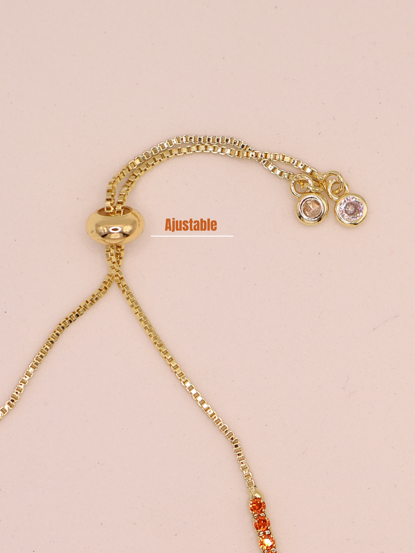 Pulsera Tenis NARANJI DRD
