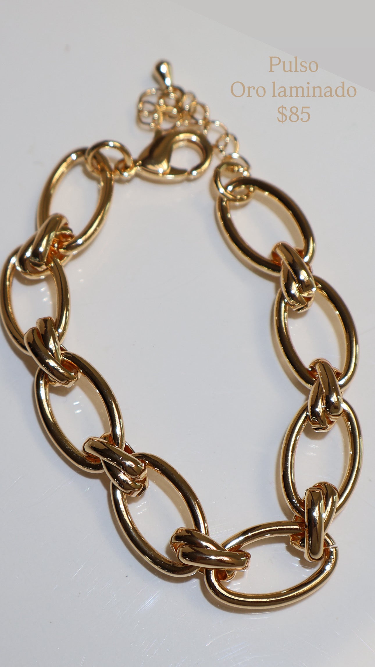 Pulsera Cadena Oval Luxe