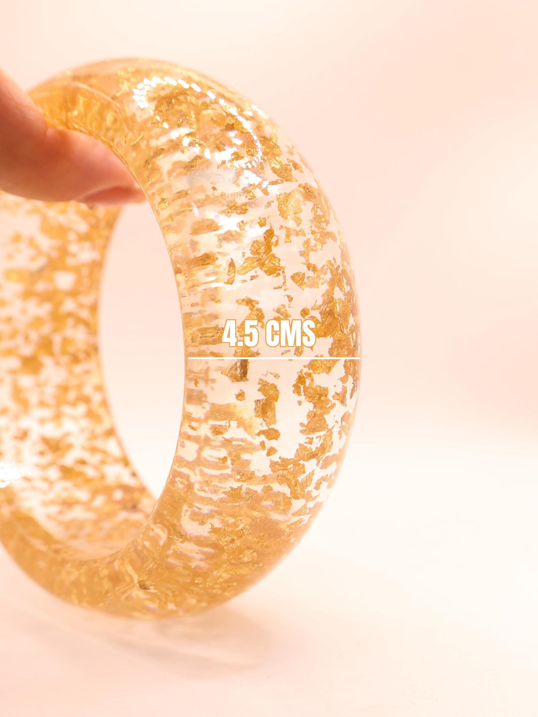 PULSERA PEACH ACRÍLICO