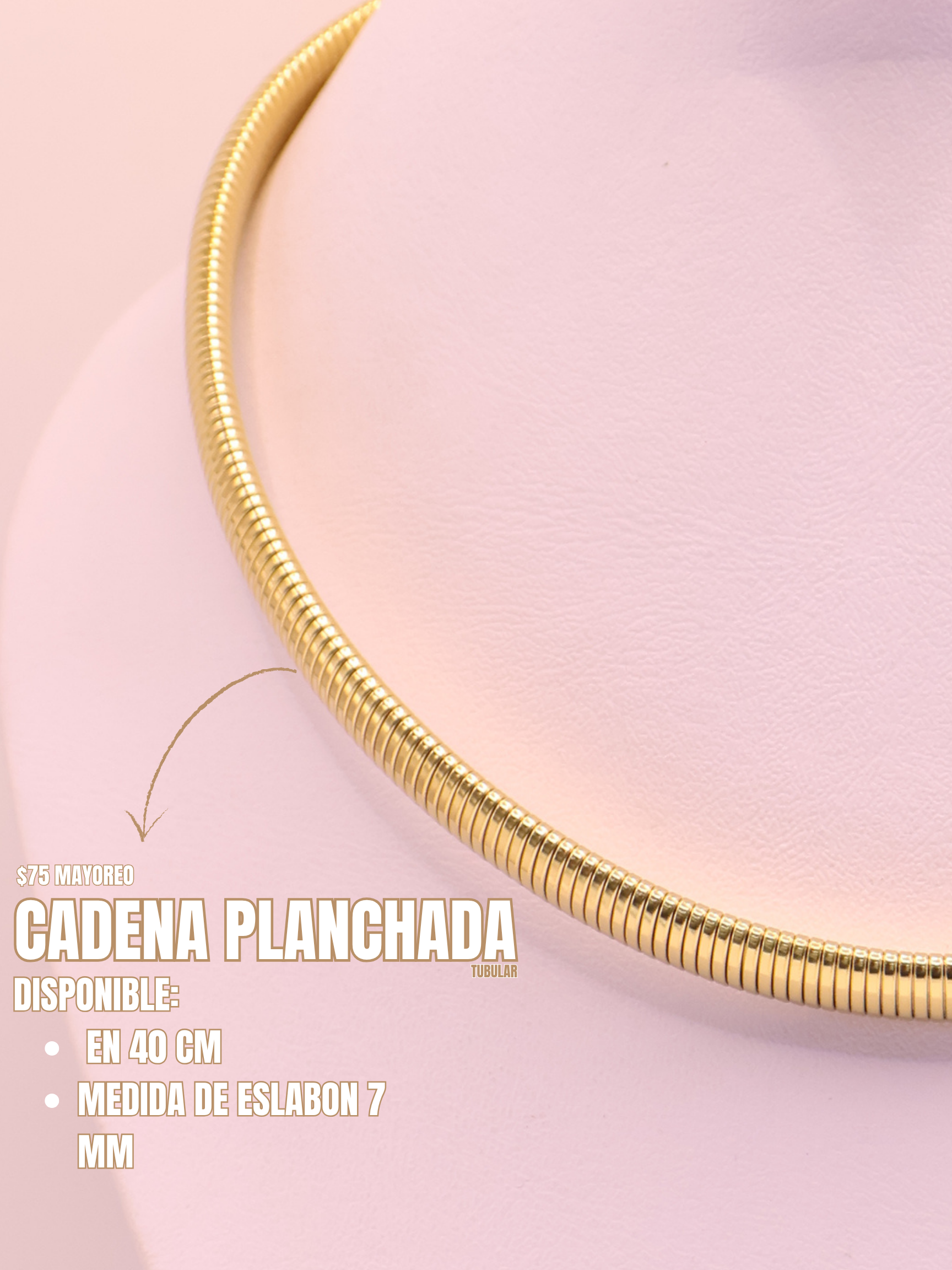 CADENA 25 TUBULAR