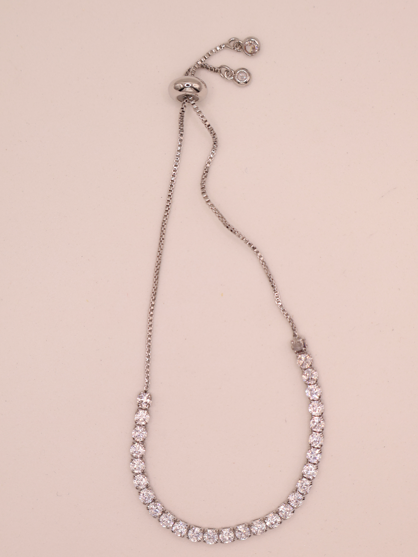 Pulsera Tenis BLANCA PLT
