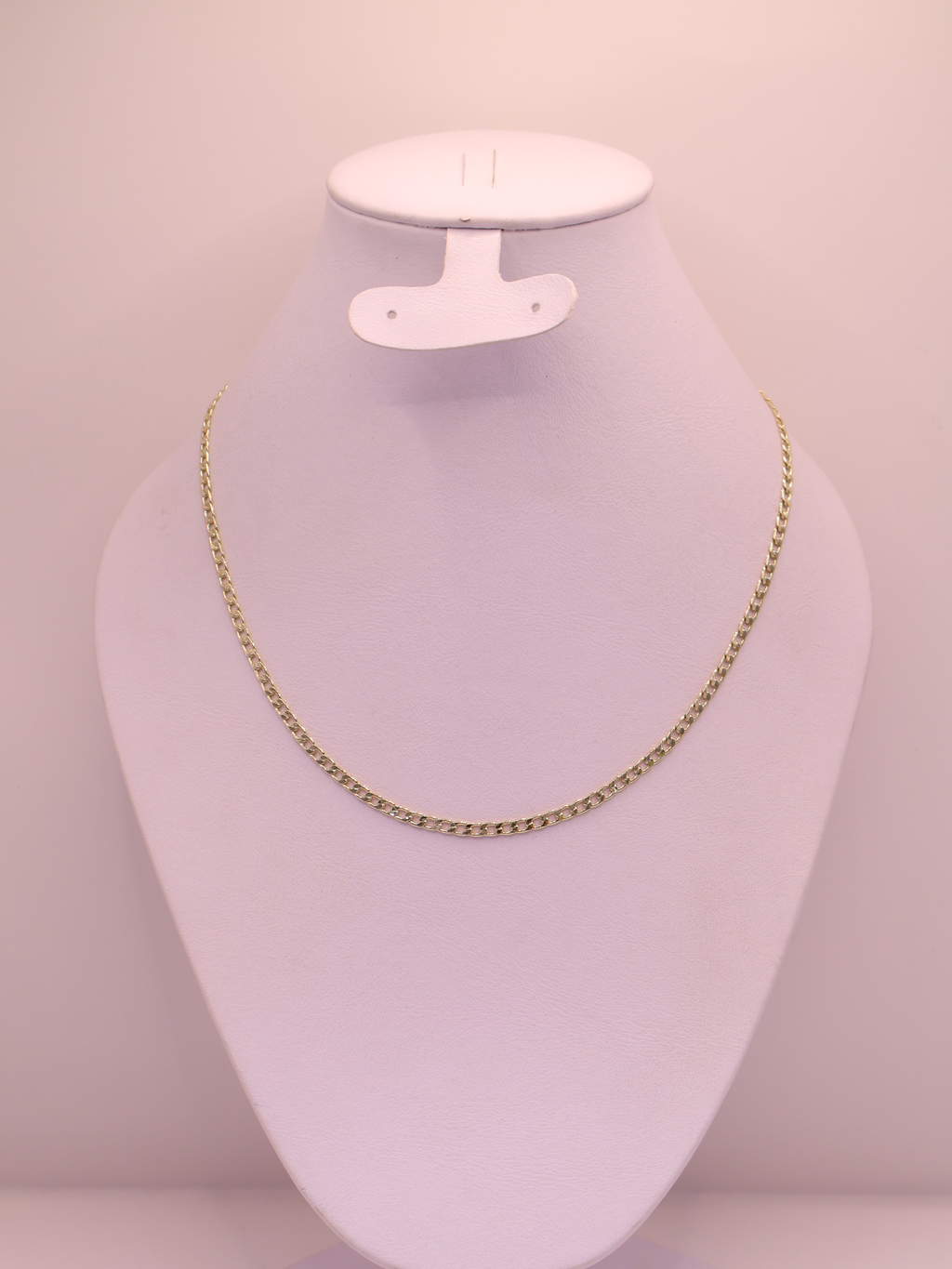CADENA BARBADA 47 ORO LAMINADO