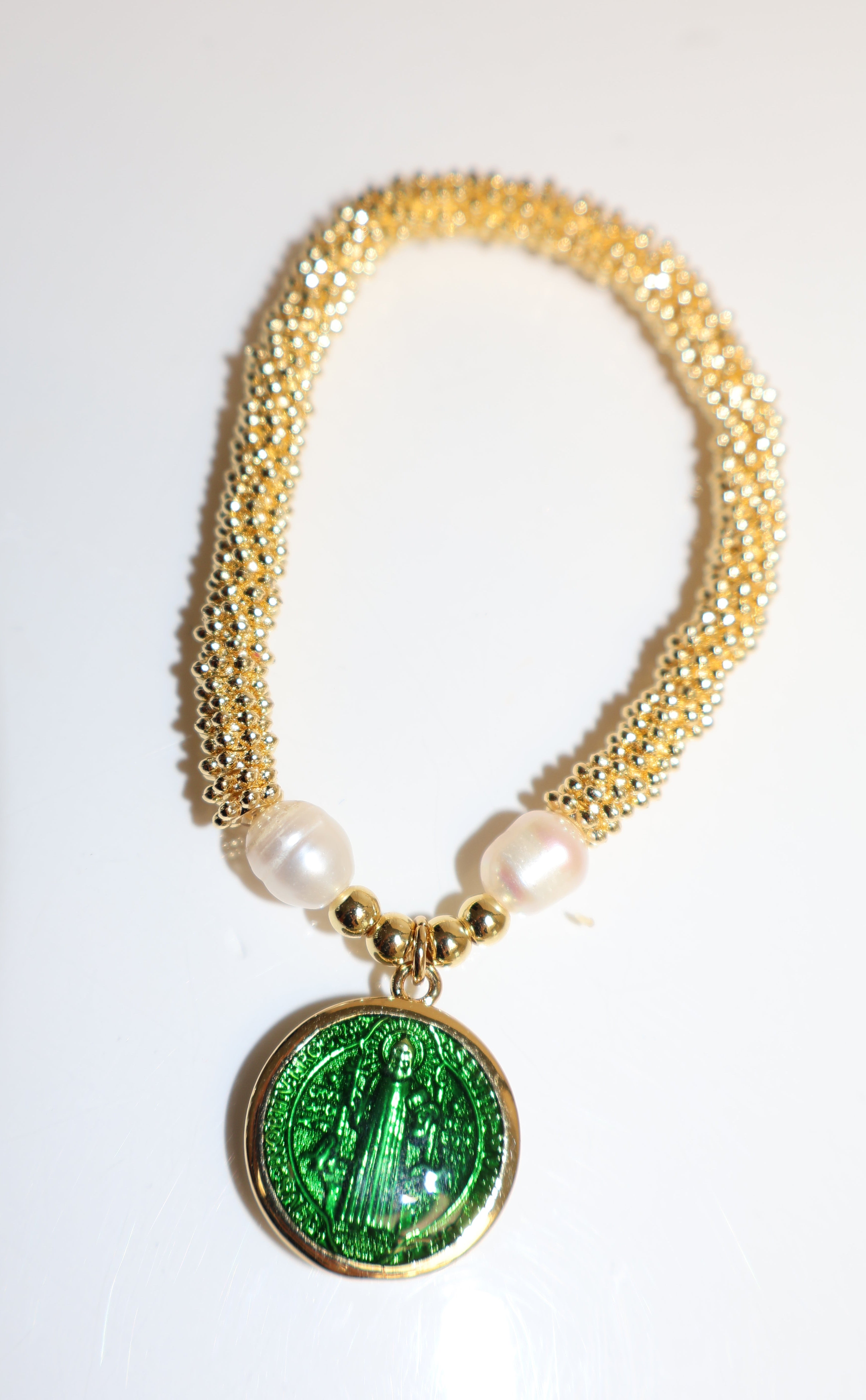 Pulsera protección Esmeralda  San Benito