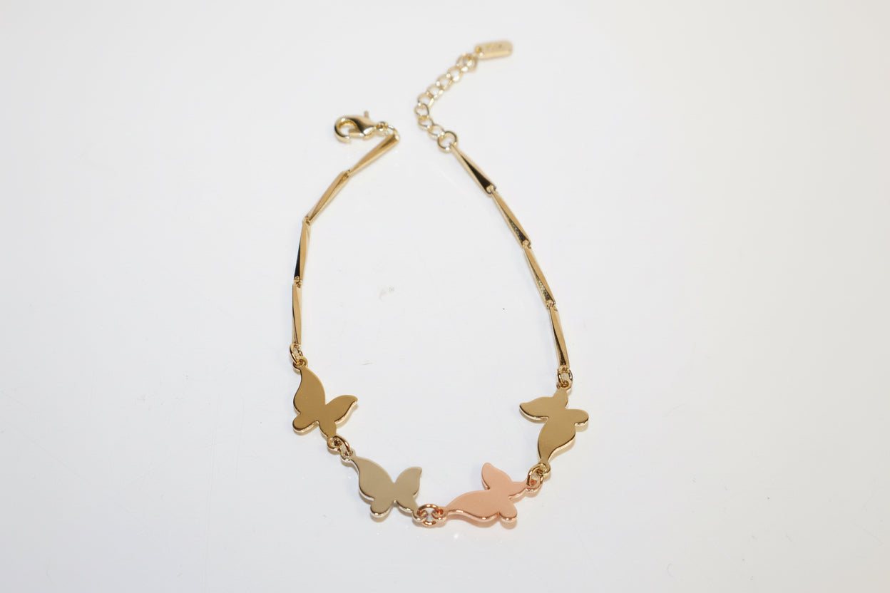 Pulsera Mariposas Doradas