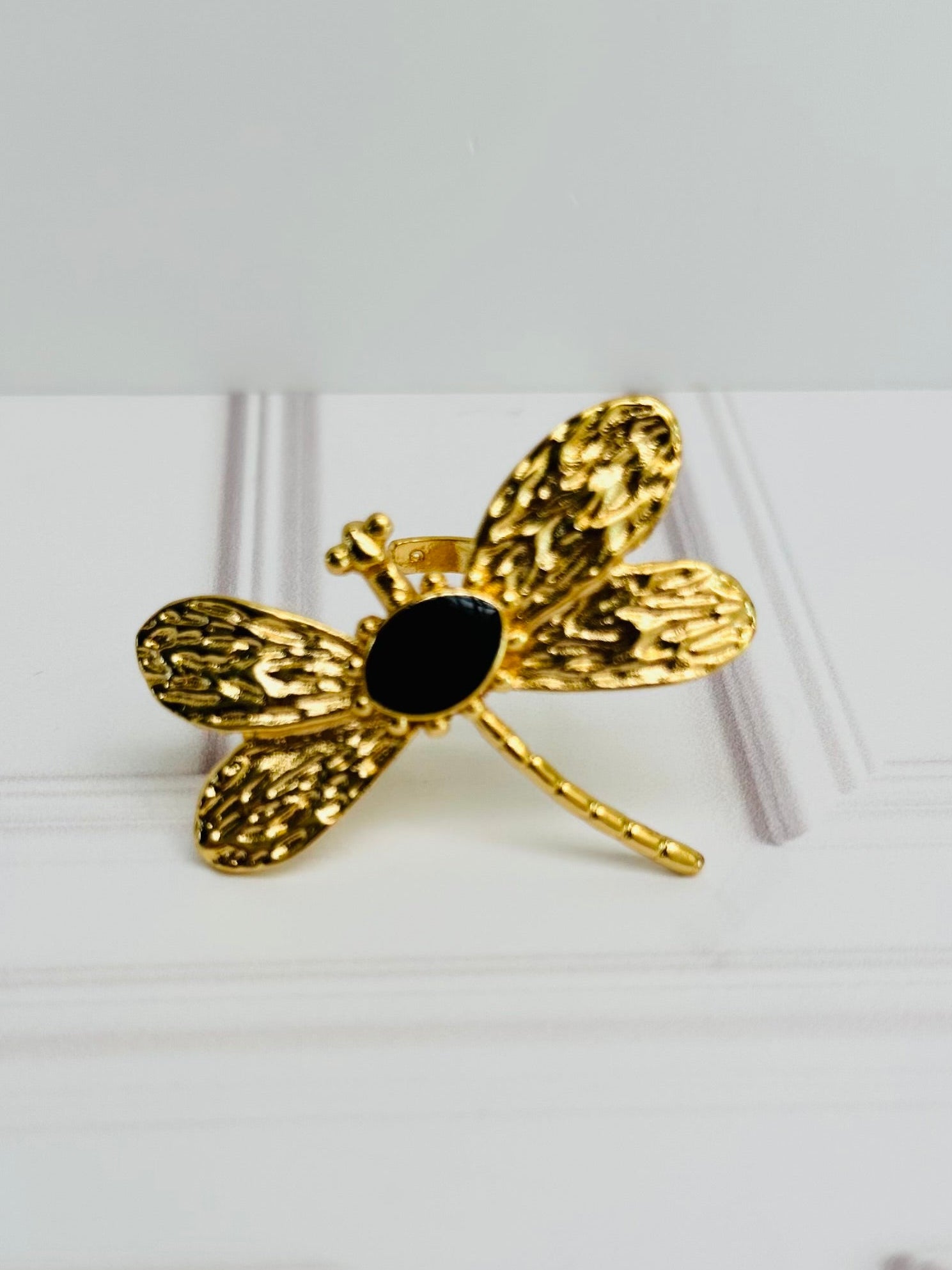 Anillo Libélula de la Suerte