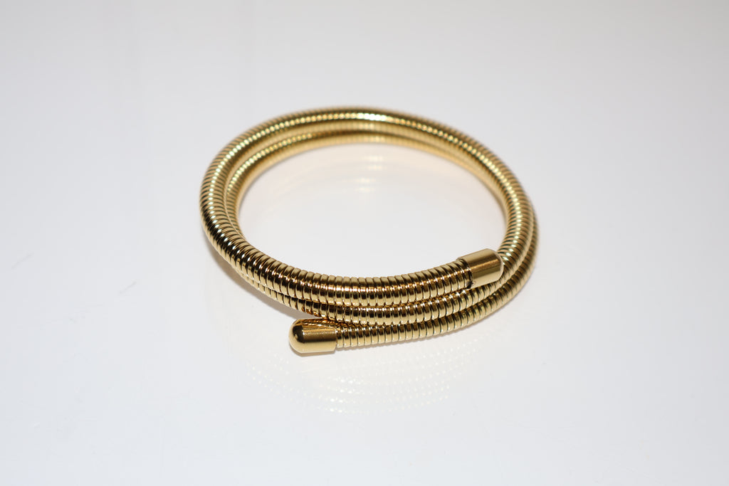 Brazalete espiral Dorado